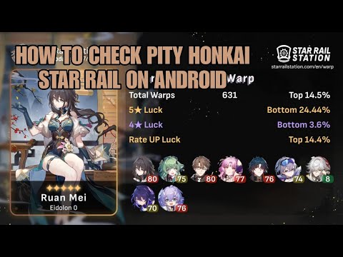 HOW TO CHECK PITY HONKAI STAR RAIL ON ANDROID