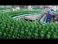 엄청납니다! 1초당20병 하루100만병 생산되는 소주 대량생산 현장 / Korean alcohol(Soju) mass production factory