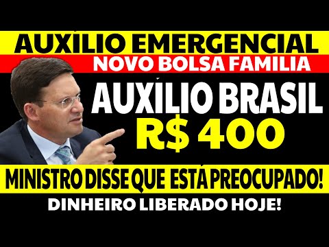 400 REAIS AUXÍLIO BRASIL NOVO BOLSA FAMÍLIA AUXÍLIO EMERGENCIAL JOÃO ROMA PREOCUPADO PEC TEM DATA...