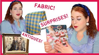 Awesome Costumer Haul! -- Fabric, Antiques, Gifts, and more!