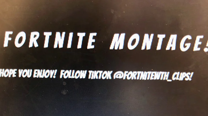 My Fortnite Montage!