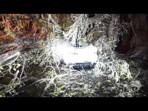11-28-15 El Reno, OK Heavy Icing -- Car Crushed