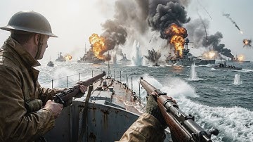 28 minutes as a British sailor in the Battle of Jutland, 1916 - full version