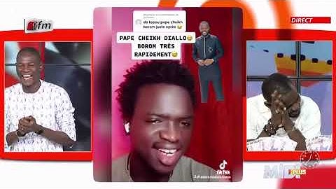 A mourir de rire, tic de Pape Cheikh Diallo "trés rapidement"