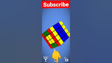 how to make a zero pattern in 4x4x4rubiks cube King of cuber Hasnain technical ABFM cuber #shorts
