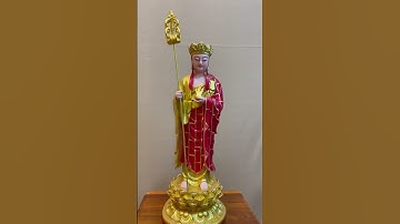 Tượng Bồ tát địa tạng vương cao 38cm #buddha #niemphat