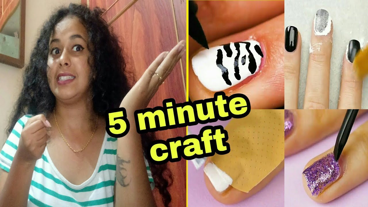 Tried 5 minute craft nail hack *does it work* YouTube