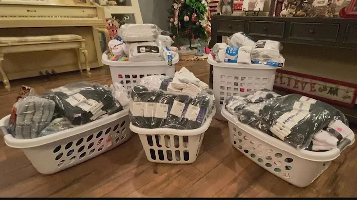 11-year-old girl asks for socks to donate to homel...