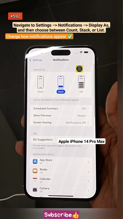 Change Notification Display 14 pro max😍✅ #shorts #techszoom #apple #iphone #iphone14promax