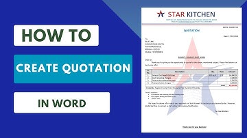How to create quotation in word