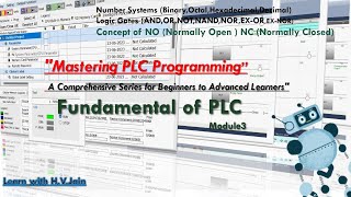 Fundamentals of PLC |Mitsubishi PLC Programing |Gx Works3 |Module 3        | Learn with HV Jain
