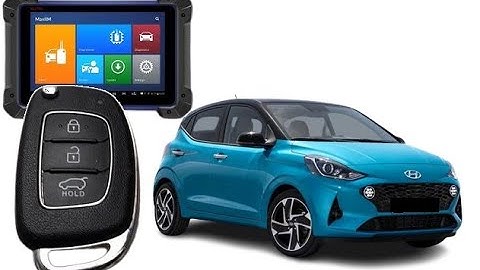Hyundai i10 2022 all keys lost, program keys by Autel IM608.