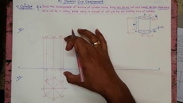 Unit -6- Development of Lateral Surfaces- Part -1 -Introduction and development of cylinder