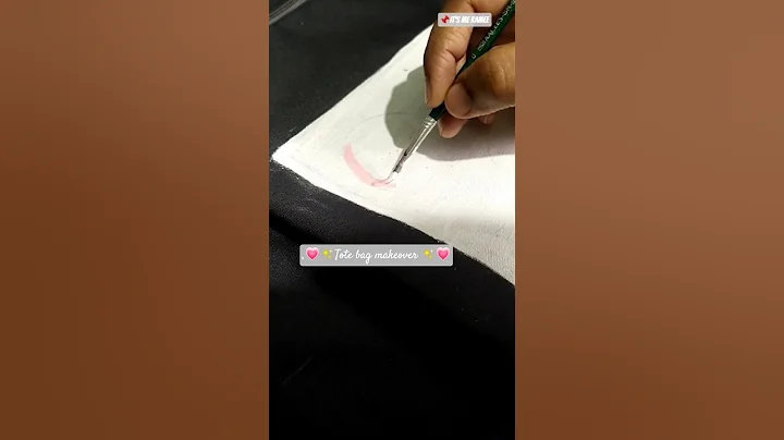 Tote bag makeover ✨/painting ideas🖌️/new music#viral #art