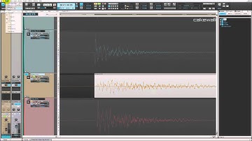 How to Time Align Room and Snare Drum Samples - Producing Drum Samples in SONAR X3 (5 of 11)