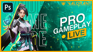 How to make professional Valorant thumbnail in just 5 minutes !! [Free PSD]