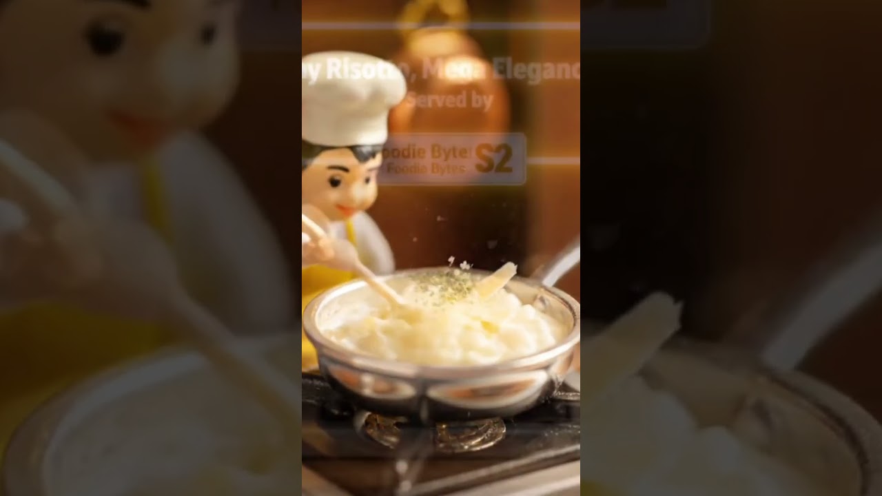 "Tiny Gourmet Risotto! Mini Chefs Stir Perfection 🍚✨ 