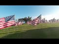 Walkthrough at the 9-11 Memorial at Pepperdine University 3D SBS video 180VR