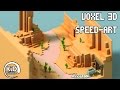 Tiny canyon  3d speedart