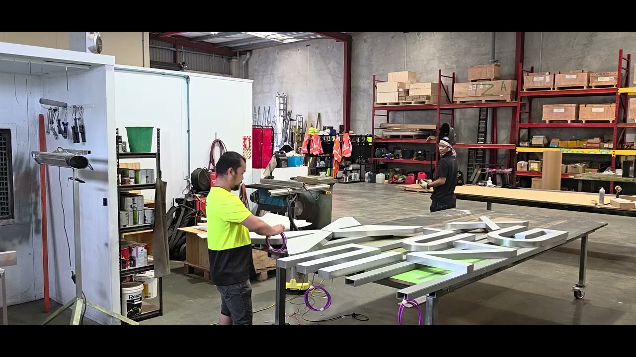 Illuminated letters light testing