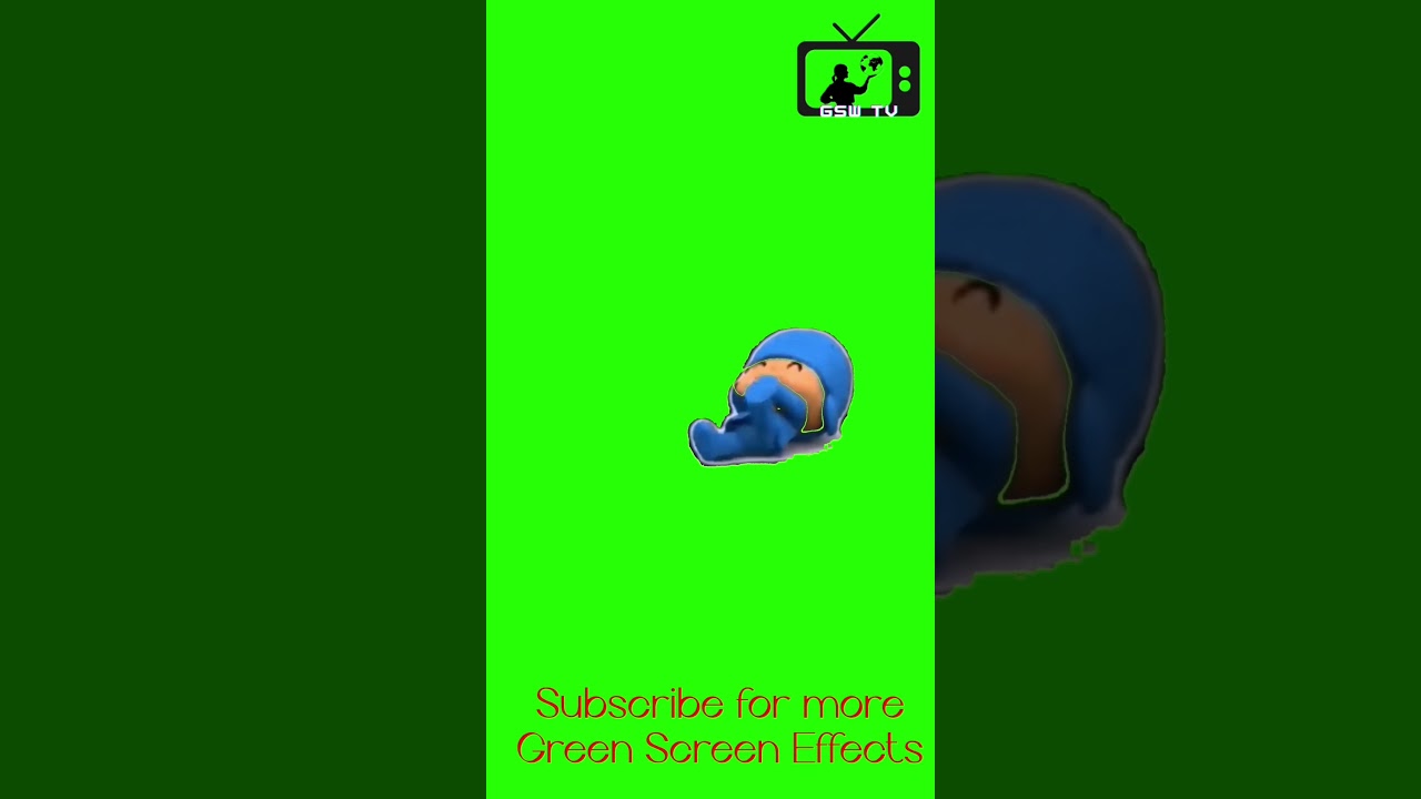 Pocoyo "Fart and Laugh" Green Screen I Green Screen World TV 