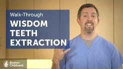 Patient Walk-through of Wisdom Teeth Extraction | Boston Children's Hospital 