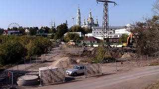 Глава региона Максим Егоров проверил ход работ по реконструкции коллектора на Набережной