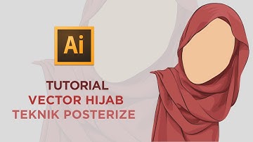 Cara membuat vector hijab | Step by step | Adobe Illustrator cs6