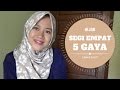 Tutorial Hijab Segi Empat Tanpa Ciput