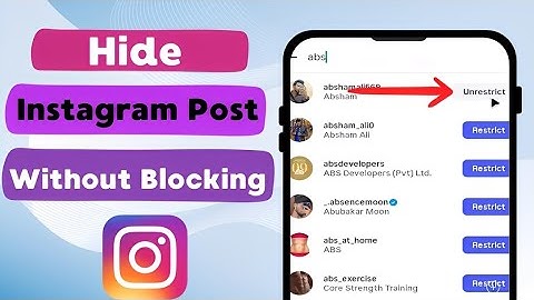 How To Hide Instagram Post From Someone Without Blocking (2025)