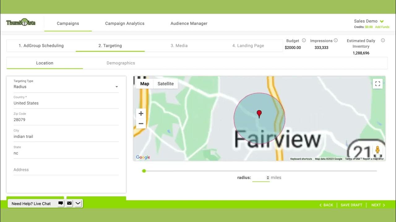 How to set up a geofence in a mobile marketing campaign. - YouTube