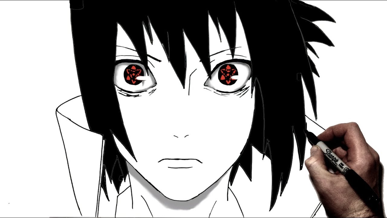 How To Draw Sasuke Rinnegan By Guuhdrawings