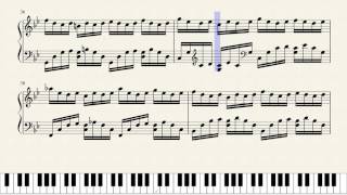 Video thumbnail of "Luo Ni - G Minor Bach (From Piano Tiles 2)"