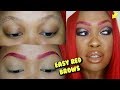 RED EYEBROW TUTORIAL | DETAILED + EASY