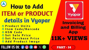 Vyapar: How to add Item/Product in Vyapar App || Item/Product vyapar me kaise add kare || Part 14