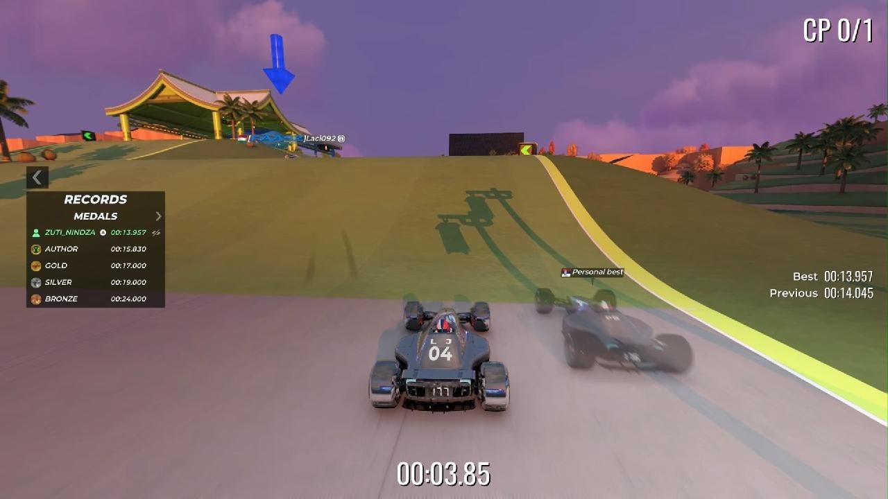 Trackmania Weekly Shorts Map 3 Tranquil 13.885 Top 11 