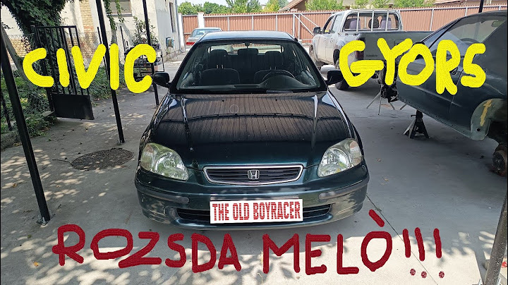 Gyönyörűszép Honda Civic hatchback gyors rozsda meló 1  rész