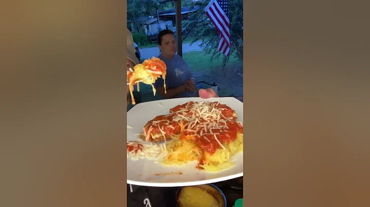 Chicken Parmesan on Spaghetti squash noodles Live ...