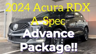 2024 Acura RDX ASpec Advance Pack
