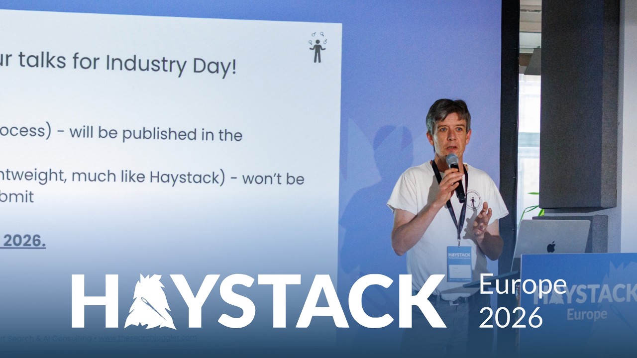 Lightning Talk – Charlie Hull – ECIR2027 is in the UK next year – call for help! #haystackconf