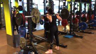 21 reps på 60kg i knebøy