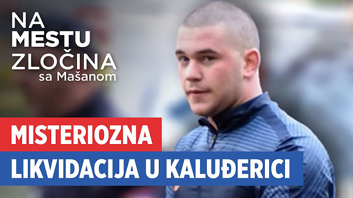 Misteriozna likvidacija u Kaluđerici | Na mestu zločina sa Mašanom