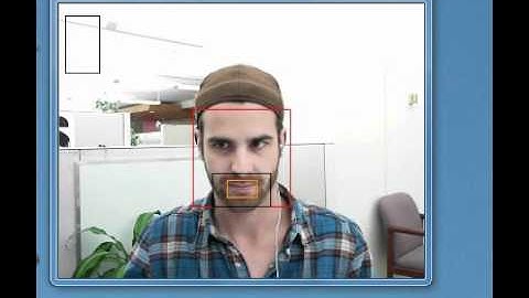 Face and mouth detection using OpenCV