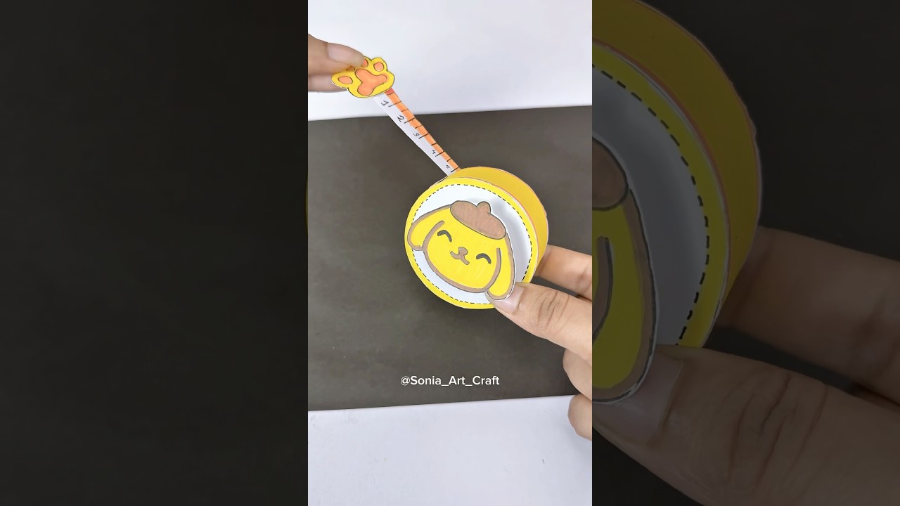 How to make paper measurement tape 