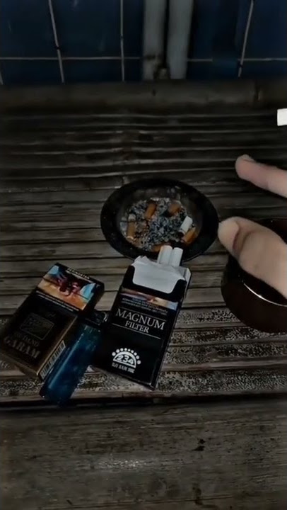 rokok Magnum nih enak sambil ngopi
