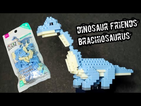 Daiso Petit Block I  Dinosaur Friends #2 I Brachiosaurus