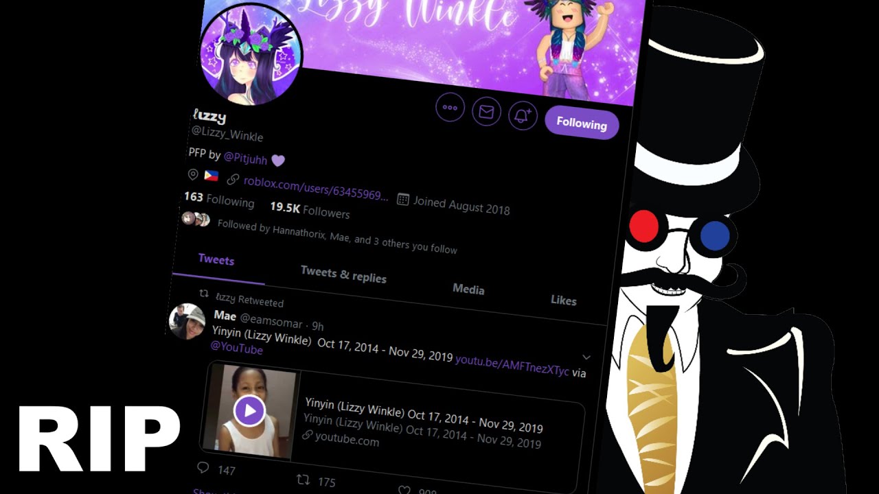 Lizzy Winkle Roblox Account