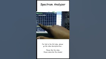 Spectrum Analyzer #spectrumanalyzer #spectrum #xaxis #yaxis #vbw #rbw  #keysight #resolution #shorts