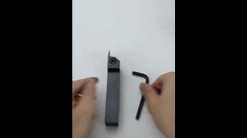 How to Install a Carbide Grooving Insert in a Lathe Tool Holder #grooving  #cnctools