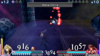 Final Fantasy Dissidia Cloud (Level 100) vs Squall (Level 105)